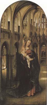 Jan Van Eyck Madonna in a Church (mk08) Sweden oil painting art
